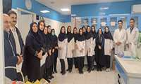 تجلیل از کادر علوم آزمایشگاهی بیمارستان شهید انصاری رودسر 