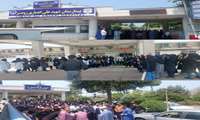 تشیع پیکر پرستار بیمارستان شهید انصاری رودسر 