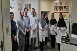  تجلیل از پرسنل رادیولوژی بیمارستان شهید انصاری رودسر  