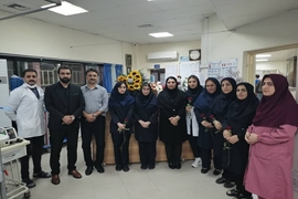  تجلیل از پرستاران بیمارستان شهید انصاری رودسر توسط دادستان شهرستان رودسر